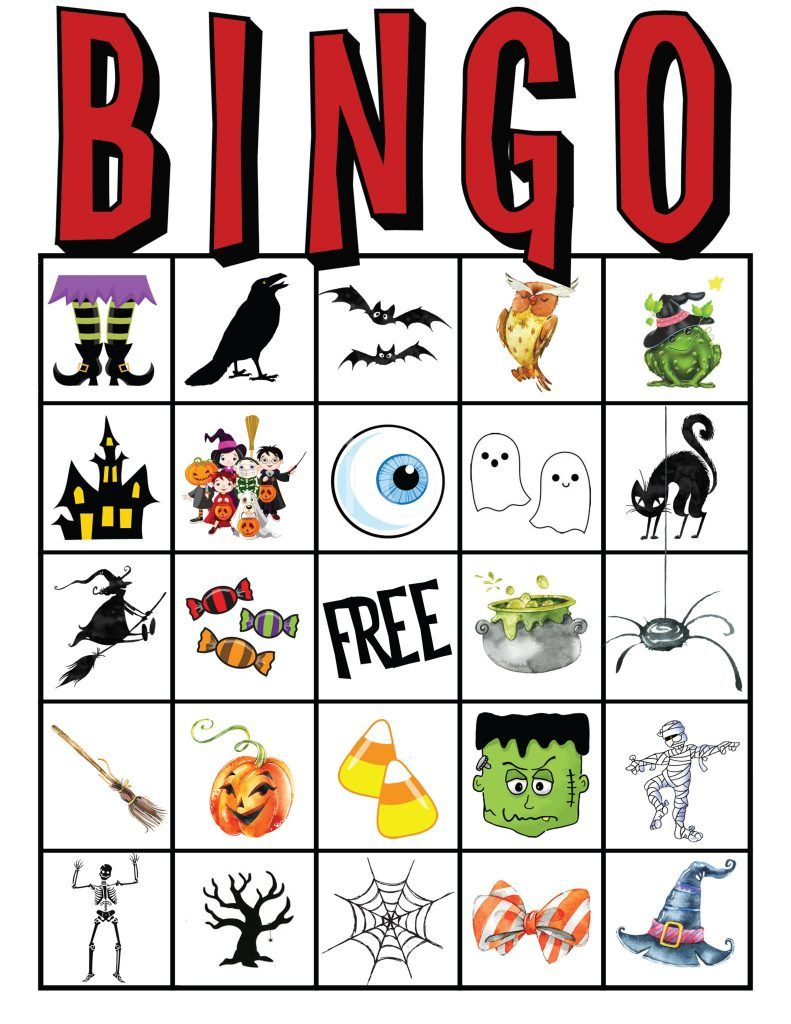Halloween Bingo Cards Free Printable Printable Bingo Cards