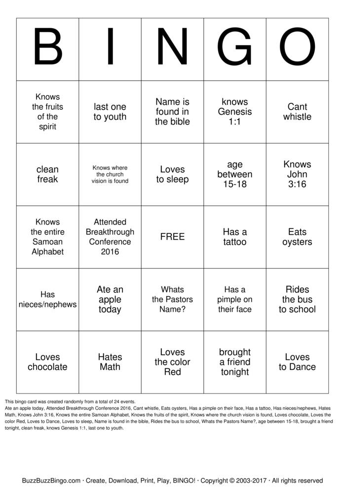 HUMAN BINGO Bingo Cards To Download Print And Customize 