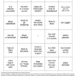 HUMAN BINGO Bingo Cards To Download Print And Customize