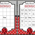 Ladybug Baby Bingo Cards Printable Download Prefilled Printable