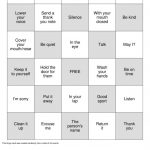 Manners Bingo Cards To Download Print And Customize