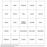 PARTY Bingo Cards To Download Print And Customize
