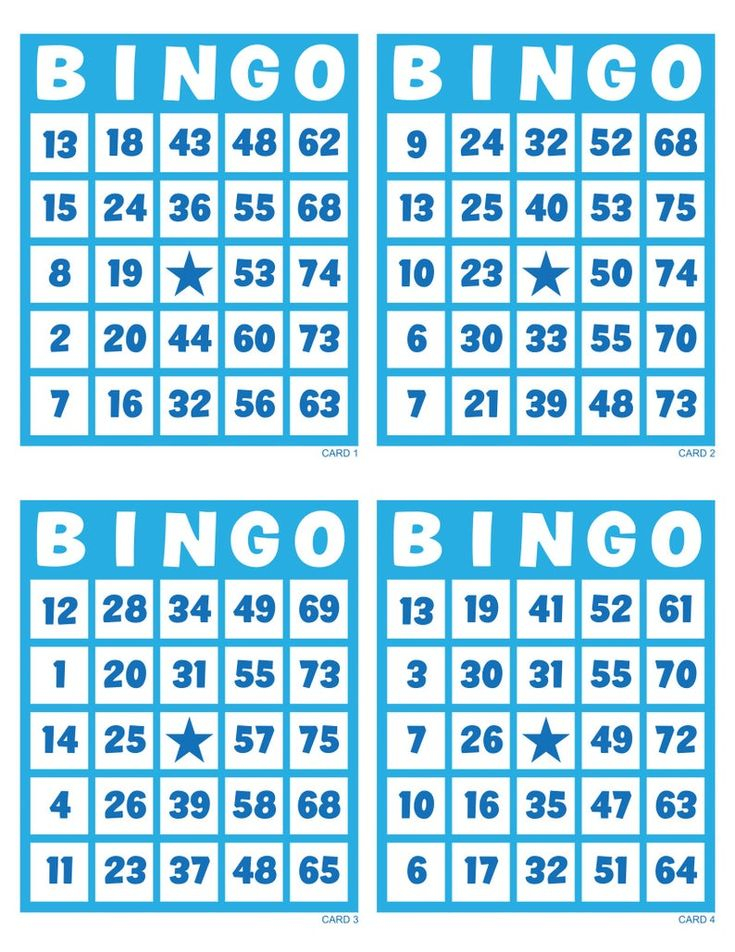 Pin On Bingo Cards Pin On Bingo Cards