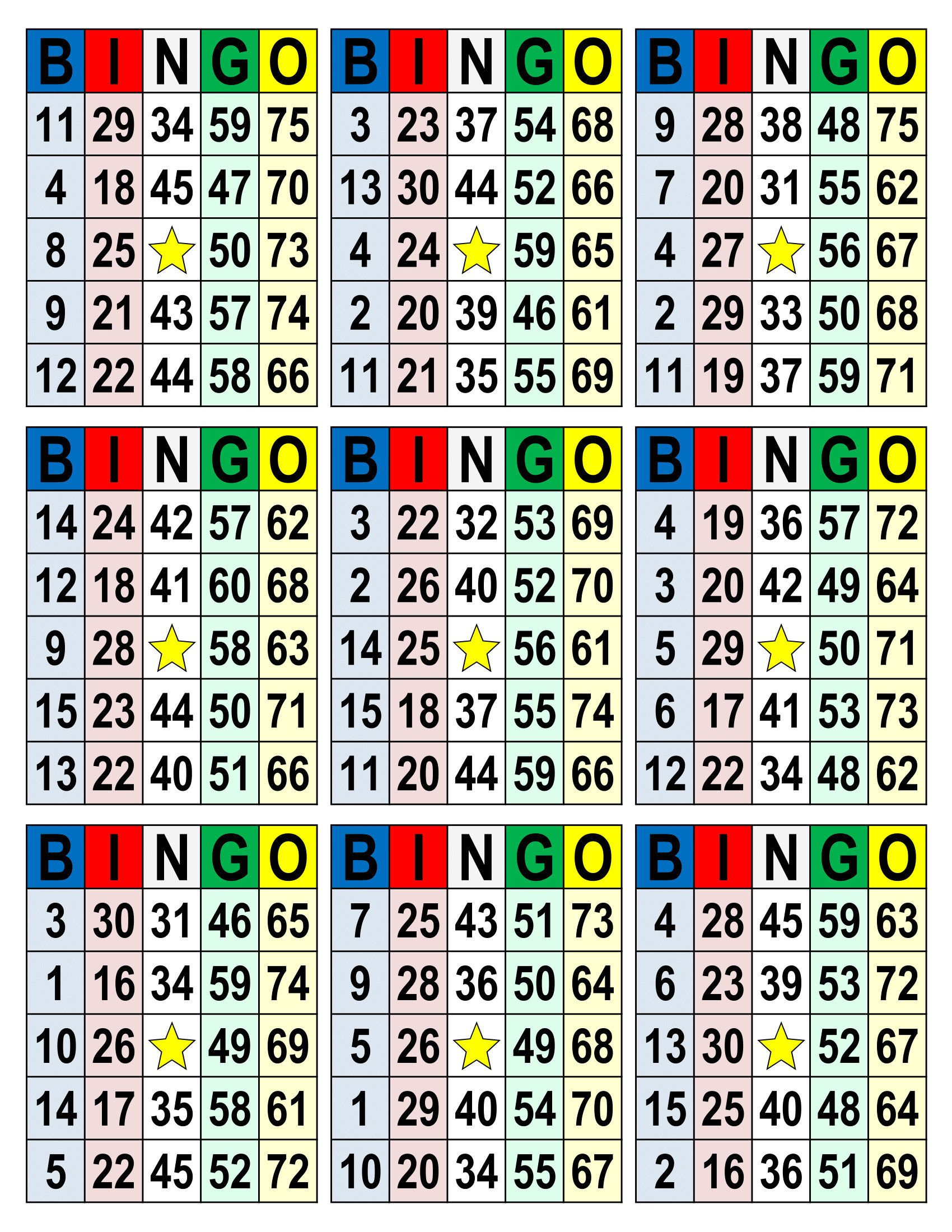 Pin On Printable Bingo Cards