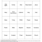 Religion Class Bingo Cards To Download Print And Customize