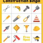 10 Best Construction Bingo Printable Printablee