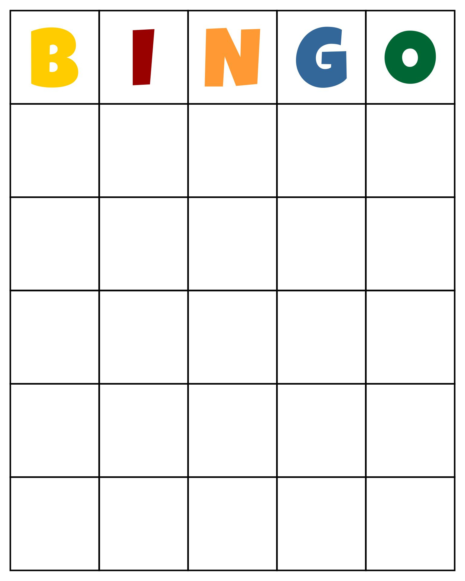 10 Best Custom Bingo Card Printable Template Printablee