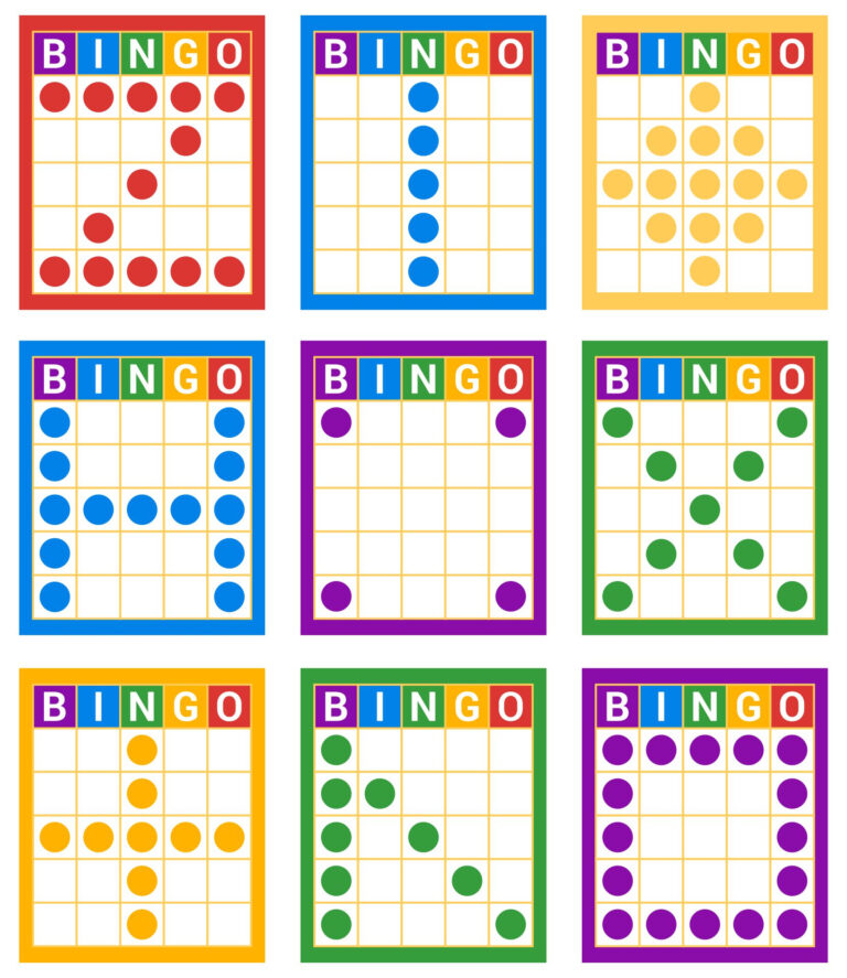 10 Best Printable Bingo Game Patterns Printablee