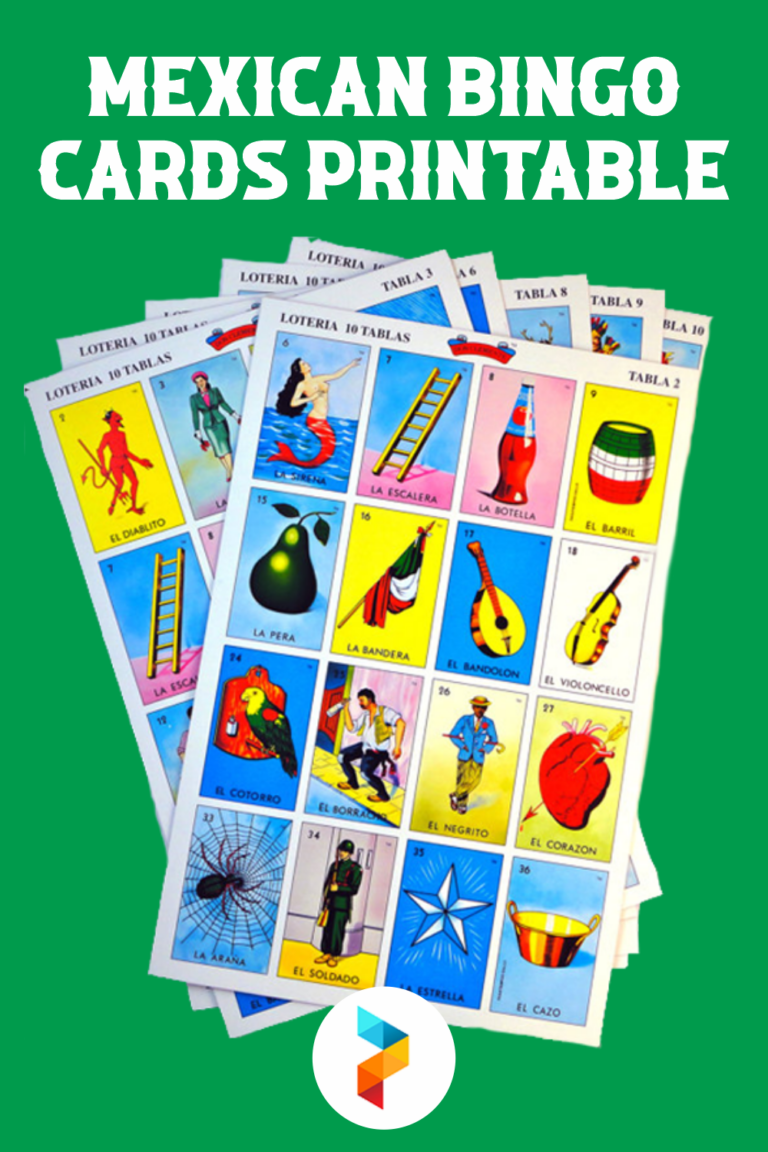 11 Best Mexican Bingo Cards Free Printable Printablee