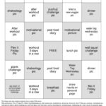 30 Day Fitness Bingo Cards To Download Print And Customize