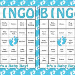 50 Free Printable Baby Boy Bingo Cards