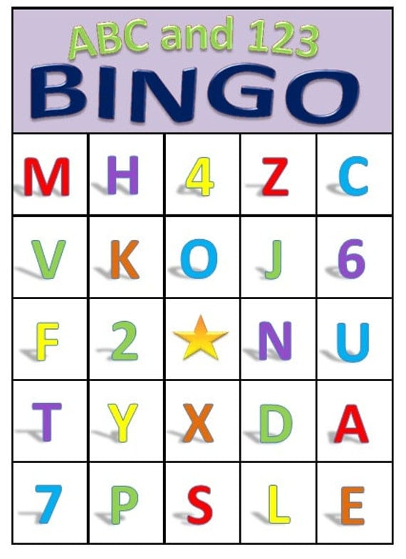 Abc Bingo Printable