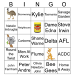 Australia Bingo Card