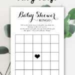 Baby Shower Gift Bingo Printable Baby Shower Gift Bingo Instructions