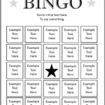 Bearwood Labs Editable Bingo Card With Flat Pack