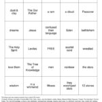 Bible Bingo Free Printables Printable World Holiday