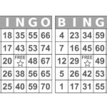 Bingo Cards 1000 Cards 2 Per Page Large Print Immediate Pdf