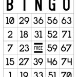 Bingo Cards Free Printable