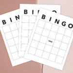 BINGO DIY Bingo Printable Board Game Board Game Template Etsy