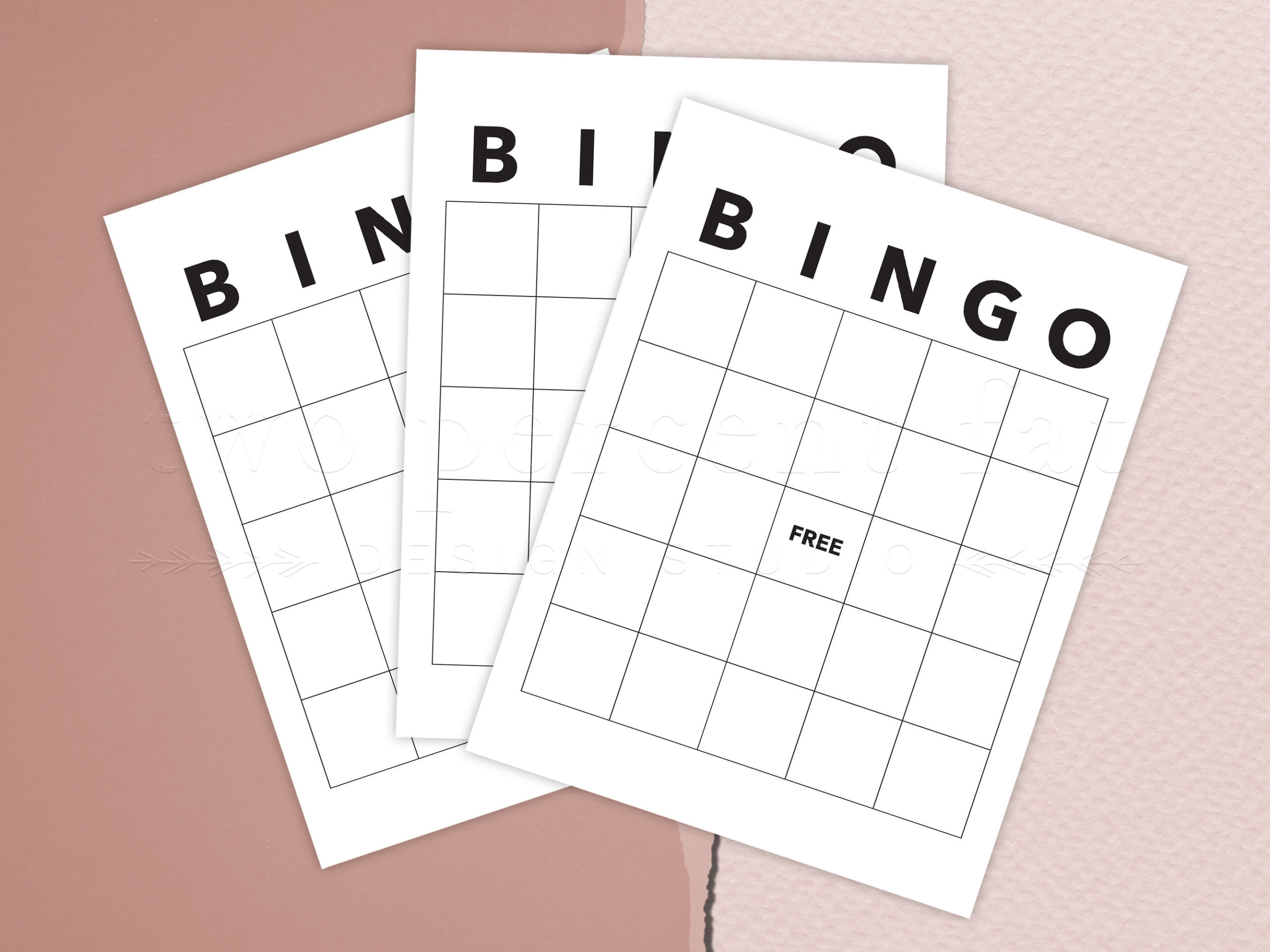 BINGO DIY Bingo Printable Board Game Board Game Template Etsy
