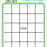 Bingo Printable Boards