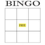 Blank bingo 3x3 Coolest Free Printables