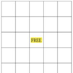 Blank Bingo Cards Printable Free