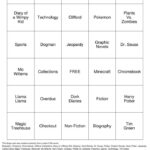 BOOKS Bingo Cards To Download Print And Customize