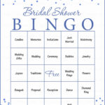 Bridal Bingo Cards Printable Download Prefilled Bridal Shower