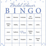 Bridal Bingo Cards Printable Download Prefilled Bridal Shower