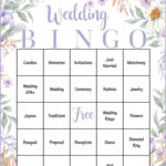 Bridal Bingo Free Printable