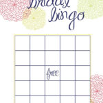 Bridal Bingo Free Printable Template Printable Templates