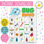 Bug Insect Printable Bingo Cards 30 Different Cards Instant Download