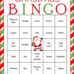 Christmas Bingo Cards Printable Download Prefilled Christmas