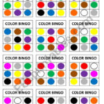 Color Bingo Game Printable Free Printable Worksheet