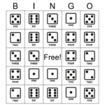 Dice Bingo Card
