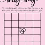 Downloadable Free Printable Baby Shower Bingo