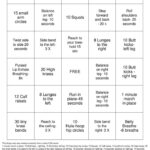 Exercise Bingo Cards To Download Print And Customize