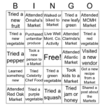 Farmer s Market BINGO Bingo Card