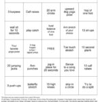 Fitness Bingo Bingo Cards To Download Print And Customize