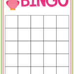 Free Blank Baby Bingo Template Printable Templates