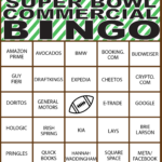 Free Printable 2022 Super Bowl Commercial Bingo Realsimples