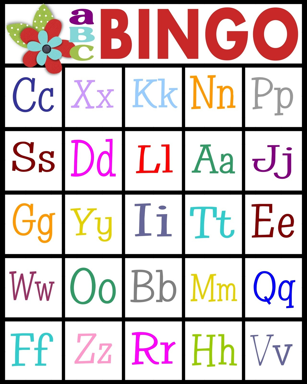 Free Printable Alphabet Bingo Cards Free Printable