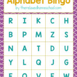 Free Printable Alphabet Letters Bingo Game Download Here Alphabet