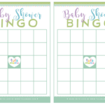 Free Printable Baby Shower Bingo