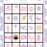 Free Printable Baby Shower Bingo Cards For 40 People Baby Tickers