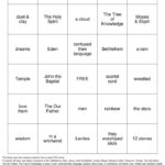 Free Printable Bible Bingo