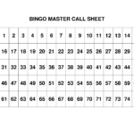 Free Printable Bingo Call Sheets Tsieu