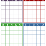 Free Printable Bingo Cards Template Free Printable Worksheet