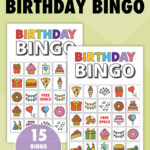 Free Printable Birthday Bingo For Kids Pjs And Paint